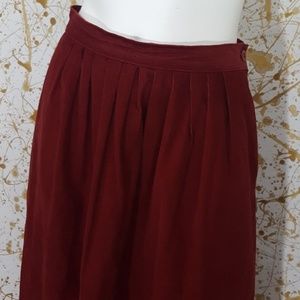 Calvin Klein Vintage red corduroy skirt size 14